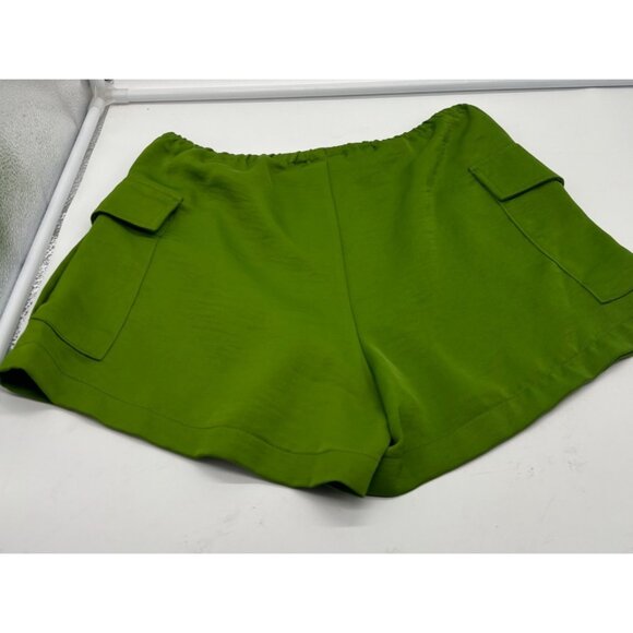 A New Day Women’s Drawstring Waist Utility Shorts With Flap Pockets, green, XS - Picture 10 of 10